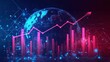 © OLEKSANDR - Global economic trend analysis, Business growth and asset investment chart business and Finance Up arrow, Success target improvement with increase development economy of investment income