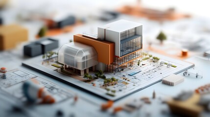 Poster - detailed schematics technical renderings and complex geometric patterns showcasing the intersection 