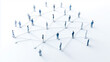 © pattozher - Interconnected Network: A visual representation of a strong and interconnected network, showcasing the importance of collaboration and communication in the modern business world.