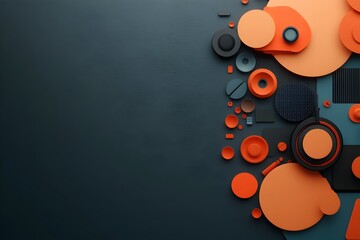 Poster - minimalistic digital backdrop highlighting the elegant simplicity of modern computing with clean lin