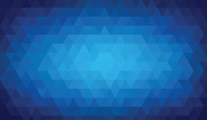 Poster - Elegance background containing abstract low poly blue gradient