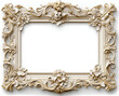 © MdMamun - A frame of carved wood with a white background19