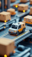 Poster - Ai-powered robots transforming logistics in smart warehouses and global supply chains