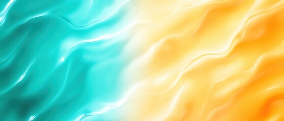 Poster - Colorful abstract digital background featuring smooth textures and vibrant hues.