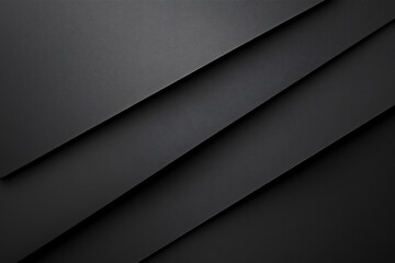 Wall Mural - geometric black background. texture of paper and layers. simple background