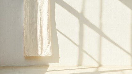 Poster - Minimalist Abstract Light Patterns on Textured Surface