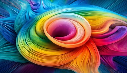 Wall Mural - abstract rainbow background