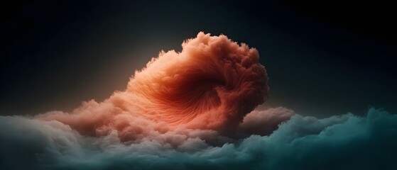 Poster - Mesmerizing Kinetic Wave Packet Oscillating Through Expansive Atmospheric Space with Captivating Hypnotic Resonance and Frequency