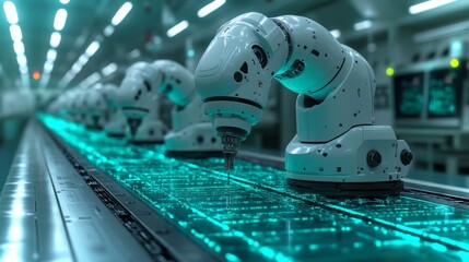 Poster - AI technology guiding surgical robots in an advanced operating room setup