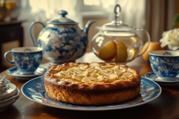 Wall Mural - Cake on Plate