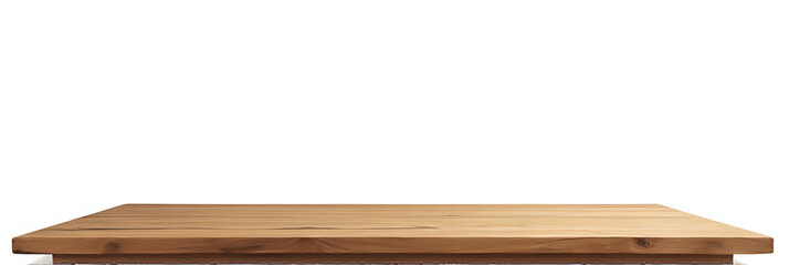 Poster - The wooden table top has a beautiful texture with subtle grain patterns visible against a clean white background._00002_