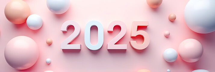 Aufkleber - The 2025 mockup features a pastel color background that inspires goal setting and creativity with its unique visual design elements._00001_