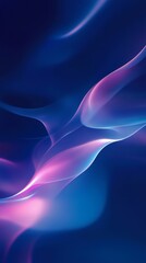 Wall Mural - Dark blue grainy gradient vertical background noise texture abstract mobile wallpaper backdrop design, Generative AI