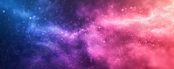 Wall Mural - Blue purple pink color gradients grainy background, abstract vibrant banner design, copy space, Generative AI