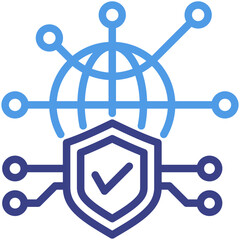 Sticker - Network Security Icon