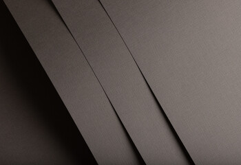Poster - Brown paper texture with a muted crosshatch design in neutral taupe and stone gray tones. Featuring a matte surface, it combines rustic, organic charm with a sophisticated and