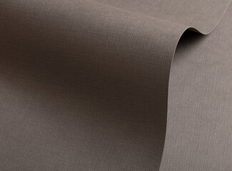 Poster - Brown paper texture with a wavy gradient in neutral taupe and stone gray tones. Featuring a matte crosshatch finish, it blends organic, rustic elements with a sophisticated, modern