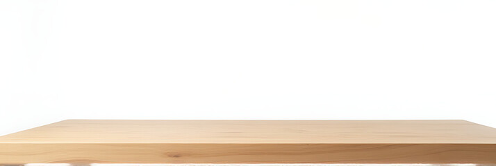 Aufkleber - A minimalist wooden table with a blank slate surface set against a clean white background for product display purposes only._00001_