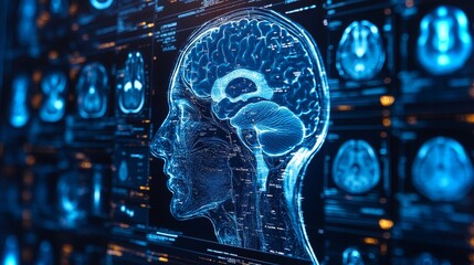 Poster - AI detects early signs of Alzheimer's through advanced brain imaging techniques
