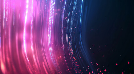 Poster - colorful light trails create a mesmerizing visual effect in dark space during an electronic music ev