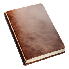 Poster - softcover notebook mock-up, blank cover design, transparent background, versatile for branding and p