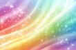 © gankevstock - Vibrant rainbow gradient background with flowing waves and sparkling stars