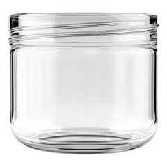Poster - Glass jar mock-up featuring twist-off lid, ideal for showcasing packaging designs, versatile for various product presentations.