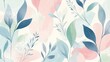 © spyrakot - Airy Spring Background with Flowing Pastel Tones and Gentle Floral Accents for Web Headers