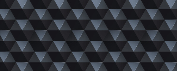Leinwandbilder - Geometric hexagon abstract background with simple polygonal elements