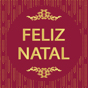 Merry Christmas for Feliz Natal Portuguese Language
