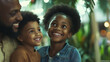 © Bonsales - Close-up of a cheerful African American family, smiling and enjoying precious moments together, radiating love and joy in their connection