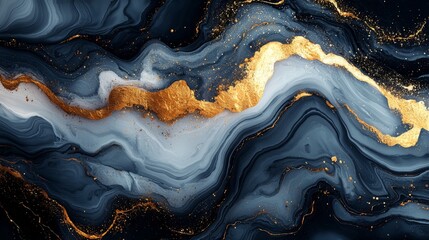 Poster - Incorporate a sense of technology into a marble backdrop featuring a cybernetic garden theme, blending futuristic elements and metallic textures.