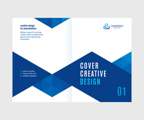 Wall Mural - Abstract cover design for the annual report, catalog, booklet, template for presentations and conferences