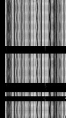Wall Mural - Glitch lines stripes strokes no signal error black grunge distressed abstract rough ditry retro old vintage texture pattern isolated overlay transparent effect style presets vertical png