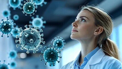 Poster - exploring the impact of viruses in a laboratory setting with a researcher