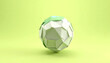 © Go - planet earth animation, origami, with white tones