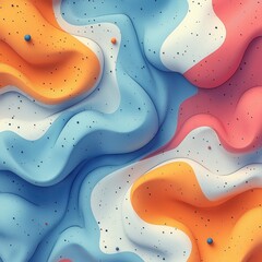 Poster - Colorful Abstract Fluid Background Design for Modern Art