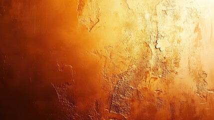 Poster - Textured Background of Warm Golden Tones and Distressed Surface