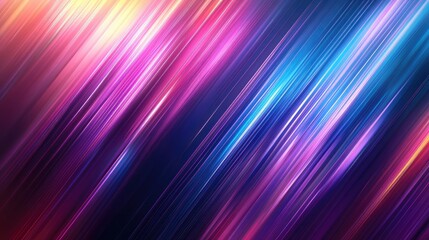 Poster - Colorful Light Streaks Background with Vibrant Motion Effects