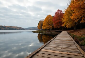 Wall Mural - autumn in the park