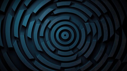 Poster - Spiraling geometric patterns abstract design digital art modern aesthetics centered perspective visual concept