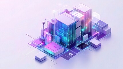 Poster - Smart Warehouse Management System with Augmented Technology Illustration