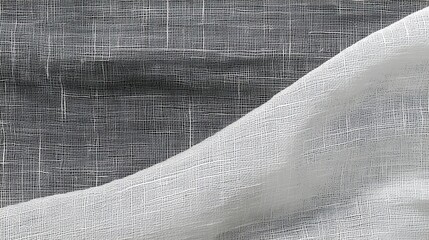 Aufkleber - Textured Fabric Background with Light and Dark Linen Elements for Creative Design Projects and Product Photography Needs