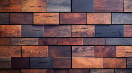 Seamless wood texture in a rich mahogany tone.