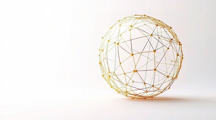 Poster - Creative Sphere of Connections Representing Business Technology