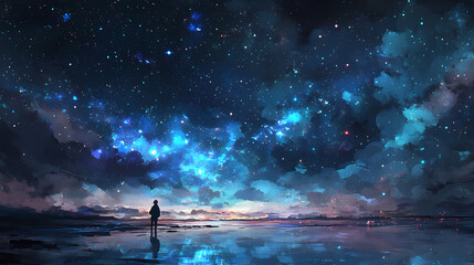 Wall Mural - Constellation of the stars. Constellation. Illustration