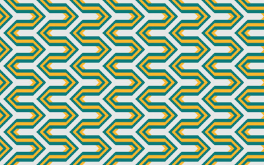 Fototapete - Abstract geometric pattern background, abstract seamless background, abstract background with vintage colors.