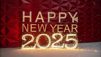 Leinwandbilder - sparkling and shine gold  text 