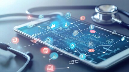 Poster - Digital Health Information Sharing Platform with Interconnected Nodes