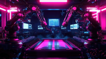 Poster - Intelligent Automation in High-Tech Factory with Robotic Arms